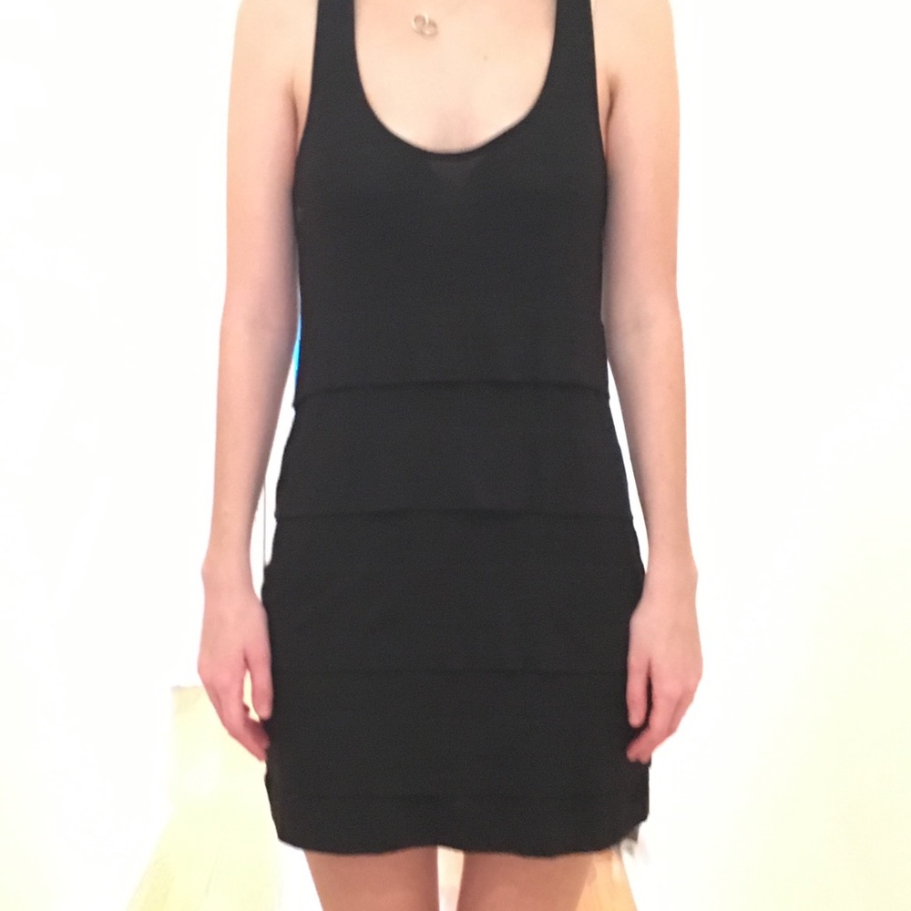 Black cotton lush dress